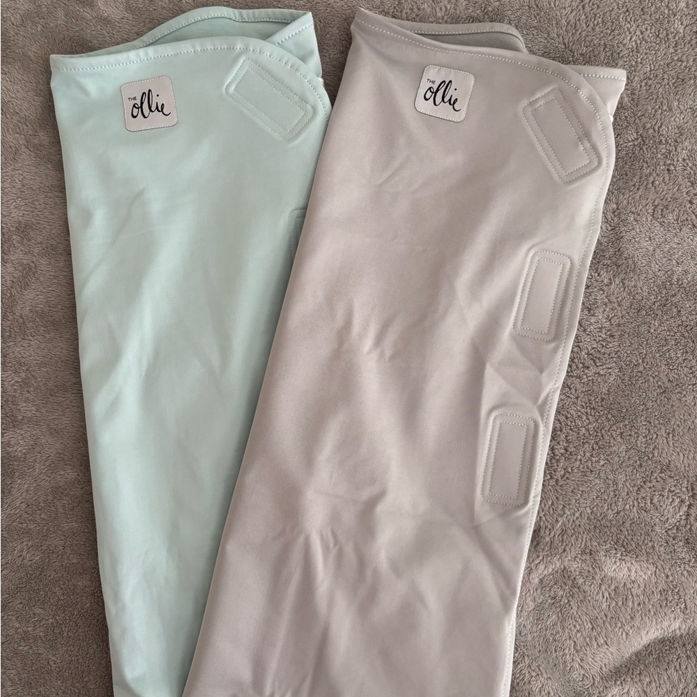 Ollie swaddles